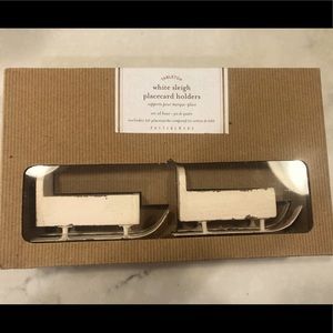 Adorable Pottery Barn Sleigh Placard Holders